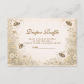 Soft Meadow Honey Bee Diapper Raffle エンクロージャーカード (正面)