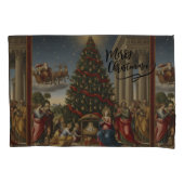 Soft Microfiber Nativity Christmas Pillowcase 枕カバー (正面)