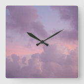 Soft Midnight Caribbean Summer Dream 1 スクエア壁時計 (正面)