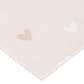 Soft Minimal Heart Pattern テーブルクロス (アングル)