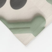 Soft Modern Farmhouse Paw Print Fleece Pet Blanket フリースブランケット (角)
