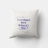 Soft Motivational Pillow クッション (裏面)