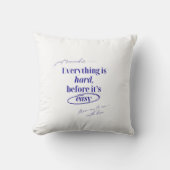 Soft Motivational Pillow クッション (正面)