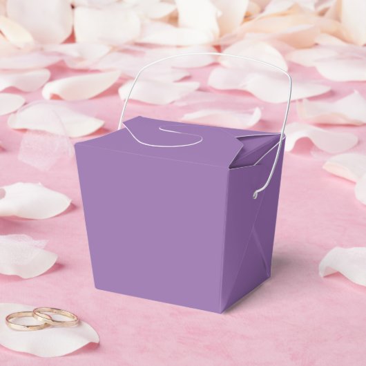 Soft Muted Lavender Favor Boxes フェイバーボックス (ウェディング)