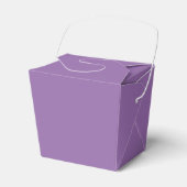 Soft Muted Lavender Favor Boxes フェイバーボックス (正面サイド)