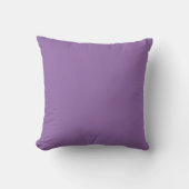 Soft Muted Lavender - Throw Pillow クッション (正面)