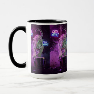 Soft Neon Strength – Tiger Mug マグカップ