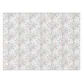 Soft Neutral Boho Floral Botanical Spring Pattern テーブルクロス (正面(横))