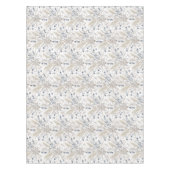 Soft Neutral Boho Floral Botanical Spring Pattern テーブルクロス (正面)