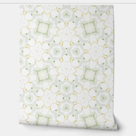 Soft Neutral Geometric Floral 壁紙