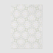 Soft Neutral Geometric Floral 薄葉紙 (正面)