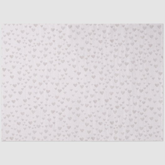 Soft Neutral Hearts Tissue Paper 薄葉紙 (正面)