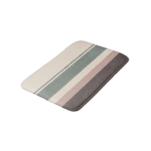 Soft Neutral Pastel Bath Mat – Minimalist Bathroom バスマット (アングル)
