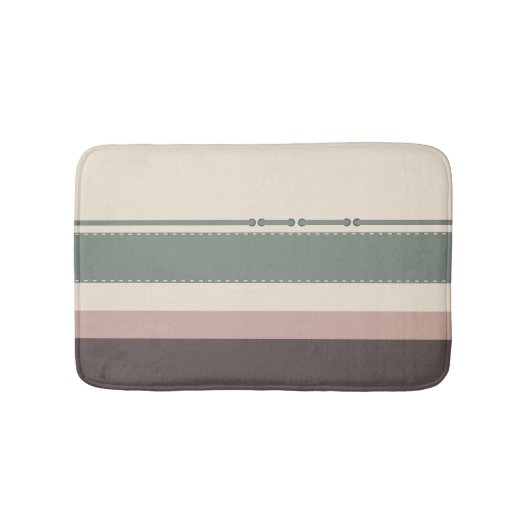 Soft Neutral Pastel Bath Mat – Minimalist Bathroom バスマット (正面)