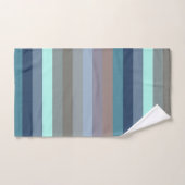 Soft Neutral & Pastel Horizontal Stripes バスタオルセット (ハンドタオル)