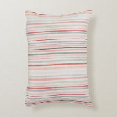 Soft Neutral Stripe Accent Pillow アクセントクッション (正面(垂直))