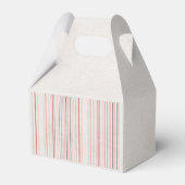 Soft Neutral Stripe Favor Box フェイバーボックス (裏面サイド)
