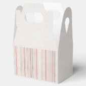 Soft Neutral Stripe Favor Box フェイバーボックス (オープン)