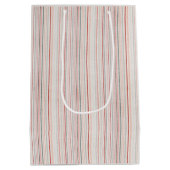 Soft Neutral Stripe Gift Bag ミディアムペーパーバッグ (裏面)
