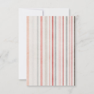 Soft Neutral Stripes Minimal Thank You Card サンキューカード