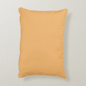 Soft Orange, Cushion, Solid Color, Simple, Modern アクセントクッション (裏面(縦))
