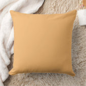 Soft Orange, Cushion, Solid Color, Simple, Modern クッション (ブランケット)