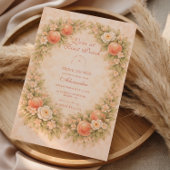 Soft Orchard Dreams Bridal Shower 招待状