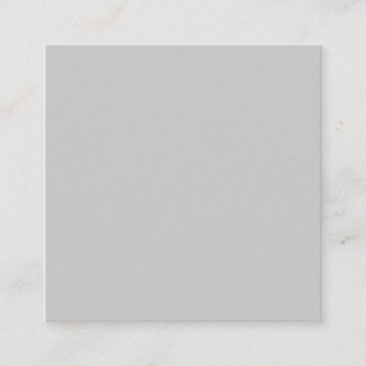 Soft Pale Gray Geometric スクエア名刺 (正面)
