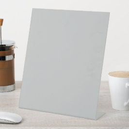 Soft Pale Gray Geometric 台座サイン