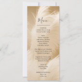 Soft Pampas Grass Photo  招待状 (正面)