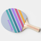 Soft Pansy Dream Angled Striping with Name 卓球ラケット (横)