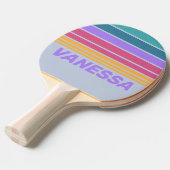 Soft Pansy Dream Horizon Striping with Name 卓球ラケット (正面アングル)