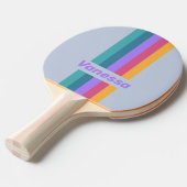 Soft Pansy Dream Pin Striped with Name 卓球ラケット (正面アングル)