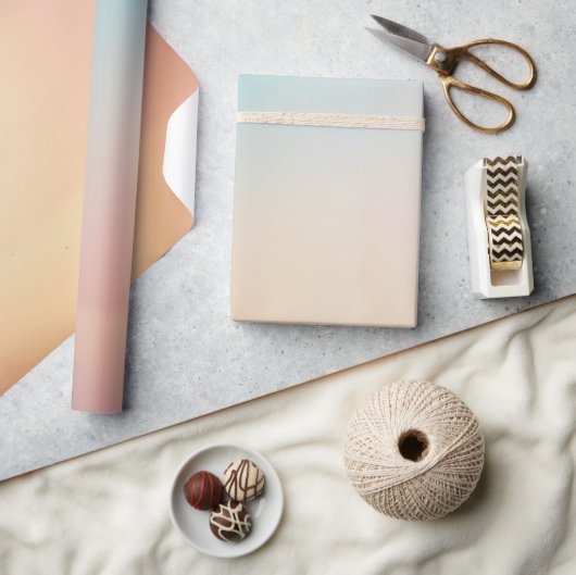 Soft Pastel Aesthetic Wrapping Paper ラッピングペーパー (クラフト)