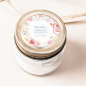 Soft Pastel Bloom Bridal Shower  ラウンドシール