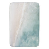 Soft Pastel Caribbean Ocean Bliss 1 バスマット (正面縦)