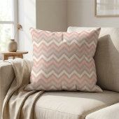 Soft Pastel Chevron Zigzag Pattern クッション