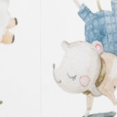 Soft Pastel Elephant Baby Animals Nursery 壁紙 (縫い目)