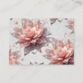 Soft Pastel Floral Business Card – Elegant Botanic コーリングカード (裏面)