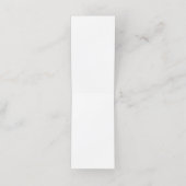 Soft Pastel Floral Folded Loyalty Card – Elegant  ロイヤリティカード (内部開封)