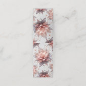 Soft Pastel Floral Folded Loyalty Card – Elegant  ロイヤリティカード (外部開封)