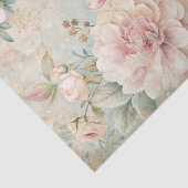 Soft Pastel Floral Pattern with Peonies 薄葉紙 (詳細)
