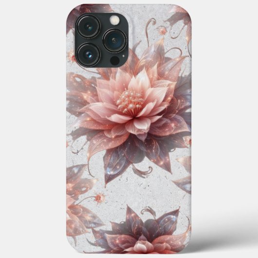 Soft Pastel Floral Phone Case –Lightweight Elegant Case-Mate iPhoneケース (裏面)