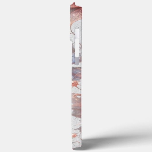 Soft Pastel Floral Phone Case –Lightweight Elegant Case-Mate iPhoneケース (裏面 / 左)