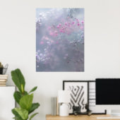 Soft pastel flowers in dreamy blur  ポスター (ホームオフィス)