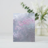 Soft pastel flowers in dreamy blur  ポストカード (スタンド正面)