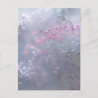 Soft pastel flowers in dreamy blur  ポストカード