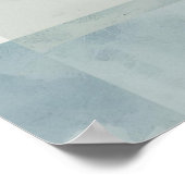 Soft Pastel Geometry – Abstract Modern Art Print ポスター (角)