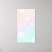 soft pastel gradient background is dotted キャンバスプリント (正面)