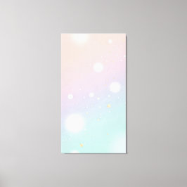 soft pastel gradient background is dotted キャンバスプリント
